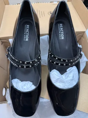 Kenneth Cole Reaction Women's Leeann Studs Mary-Jane Pumps- Size 8M thumbnail 5