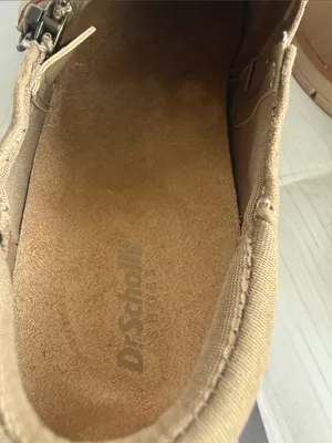 Dr. Scholl's Nice Day Now Women's Suede Slip-On Loafer in Taupe thumbnail 7
