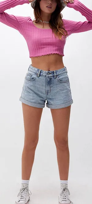 PacSun Mom Jean Shorts thumbnail 1