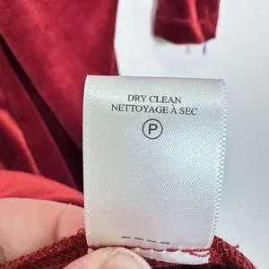 A.L.C. Frank Marcel Long Sleeve Corduroy Cocktail Dress Burnt Siena Orange Size‎ 2 thumbnail 5