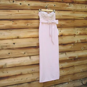 MAC DUGGAL 2294 Strapless Crepe Embellished Bustier Gown With Bow thumbnail 9