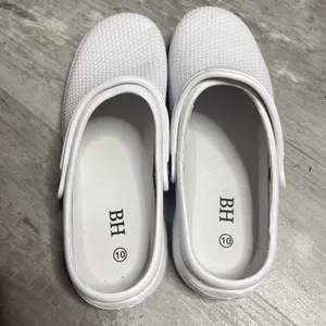 BH Clog Mule Women Sz 10 White Foam Comfort Shoes w Sport Mode‎ New S-600 thumbnail 3