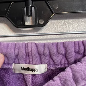 Madhappy Let Go To Grow Fleece Shorts Purple Graphic Streetwear Loungewear Small thumbnail 4