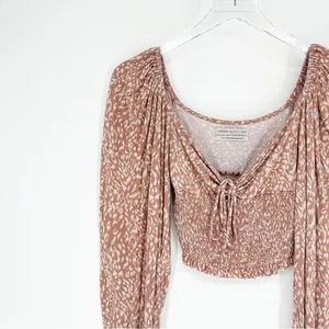 Urban Outfitters Old Soul Cropped Milkmaid‎ Top Women's Size S Cottagecore thumbnail 4