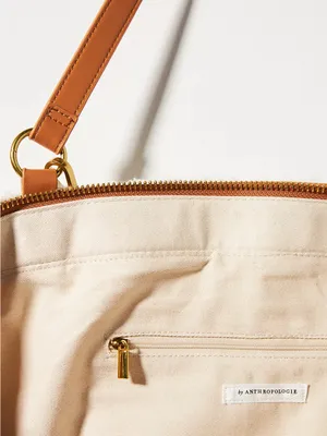 Anthropologie Faux Shearling Tote Bag thumbnail 3