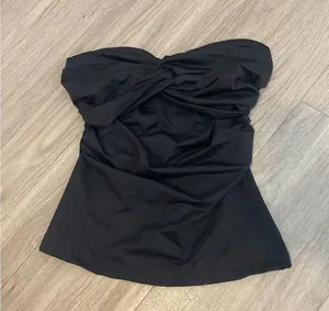 Runaway Black Strapless Top Size M thumbnail 1