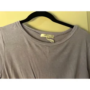 Gaze Purple Thin Longsleeve Knot Top Women'x Sz Medium thumbnail 11