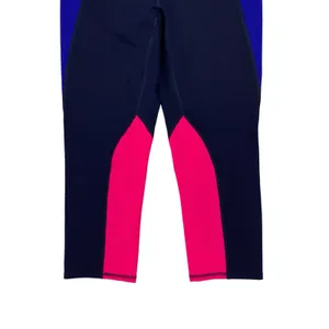 Gap Fit Capris Medium Blue Pink Activewear Colorblock Gym Athleisure thumbnail 3