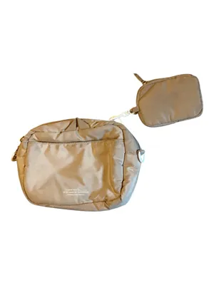 Adidas Originals Magic Beige Puffer Bag & Detachable Coin Pouch (NO STRAP) | 8”x6”x3” thumbnail 2