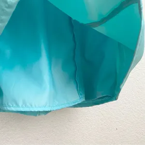 CURRENT MOOD Dolls Kill Pixie Stardust Satin Bow Straps Aqua Mini Dress Size S thumbnail 8