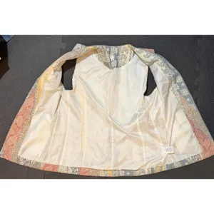 Mural Arts Embroidered Studded Boho Vest Womens Small Festival Hippie Patchwork thumbnail 12