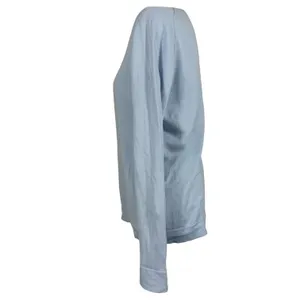 J.Crew Teddie Sweater Womens Medium Blue Lightweight Crew Neck Long Sleeve Knit thumbnail 11
