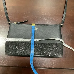 KATE SPADE BLACK‎ FLASH GLITTER CROSSBODY BAG thumbnail 3