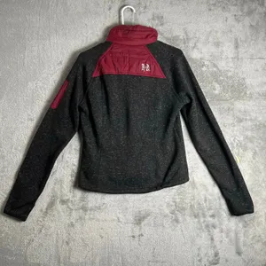 Harley Davidson Small Red Black Lightweight Full Zip Jacket Motorcycle Biker thumbnail 3