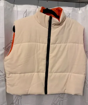 Puffy vest Tan Size L thumbnail 1