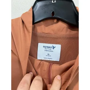 Old Navy Active StretchTech Jacket‎ XL Rust Brown Zip Front Quick Dry thumbnail 4