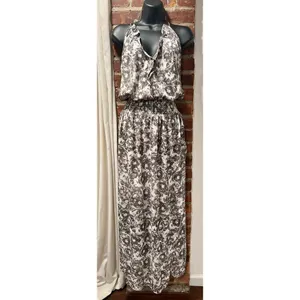 AllSaints Nyla Floral Ruffle Maxi Dress Grunge Romantic thumbnail 5