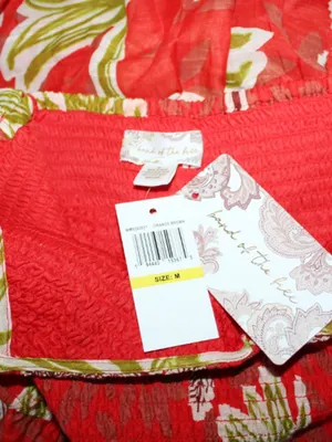 NWT! Band of the free Floral V neck maxi dress Size M thumbnail 5