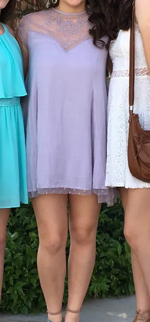 Boutique Light Purple Dress thumbnail 1