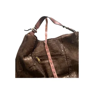 Vintage Y2K Copper Metallic Slouchy Hobo Crescent Shoulder/Crossbody Bag thumbnail 9