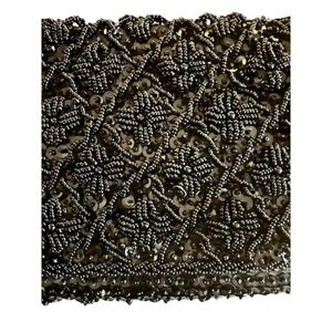 Vintage 1970s La Regale Black Beaded Clutch – Handmade in Hong Kong thumbnail 2