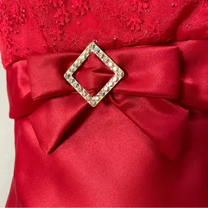 Vintage Jessica‎ McClintock for Gunne Sax Prom Dress Homecoming Strapless Red 3 thumbnail 8