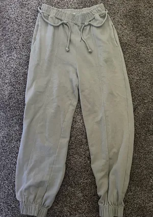 ZARA Sweatpants Green thumbnail 1