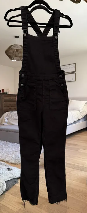 Brandy Melville Black Overalls thumbnail 1