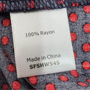 41 Hawthorn Polka Dot Belted V Neck Cloey Shirt Dress Blue‎ Red Small thumbnail 10