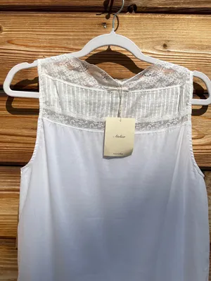 Sorella Size S Lyla White Cotton Lace Trim Mini Dress Few Moda thumbnail 11