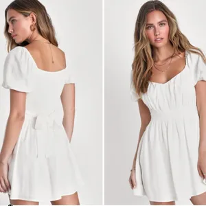 LULU's Bachelorette Engagement Bridal Shower Honeymoon Casual Brunch Mini Dress thumbnail 3