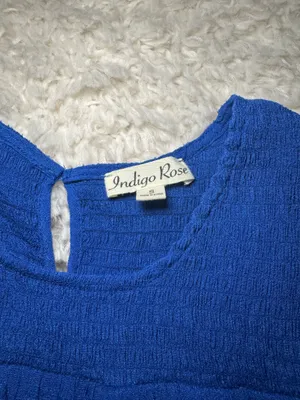 Flowy Blue Dress thumbnail 3