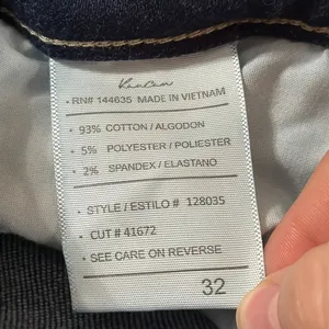 KanCan for Maurices high rise double exposed button distressed crop jeans sz 32 thumbnail 11