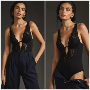 Anthropologie By Plunge Underwire Lace Bodysuit thumbnail 10