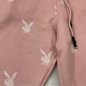 Playboy X Missguided Pink Bunny All Over Print Comfy Lounge Sweatpants Womens XS thumbnail 3