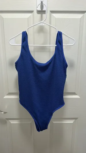 Abercrombie and Fitch Blue One Piece Bathingsuit thumbnail 2