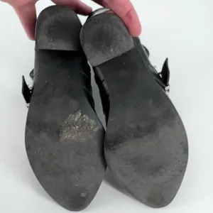Steve Madden studded double‎ side zippers Ankle Booties Leather buckles size 7.5 thumbnail 8