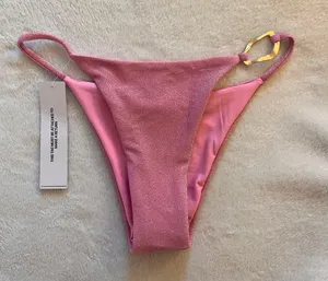 “Aimi Glitter Tie Side Bikini Bottoms” thumbnail 2