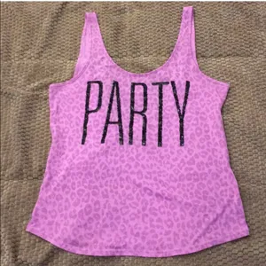 Pink Victoria secret Sequin party Top Sz L thumbnail 3