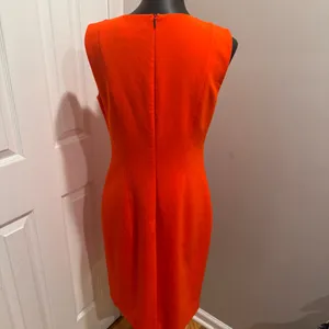 Boss Vibrant Orange Midi Dress thumbnail 2