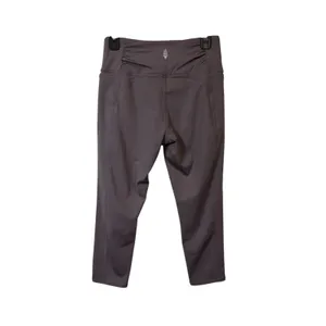 FP Movement Leggings Womens Small Mauve High Rise Ruched Side Pocket Crop Capri thumbnail 7