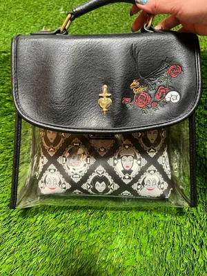 Loungefly Disney villains clear crossbody bag thumbnail 2