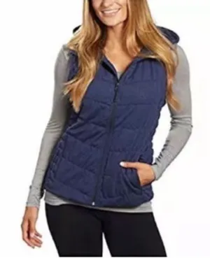 Be by Blanc Noir Quilted Hooded Puffer Vest thumbnail 1