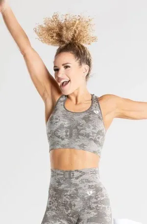 Women's Best Wear CAMO SEAMLESS SPORTS BRA thumbnail 4
