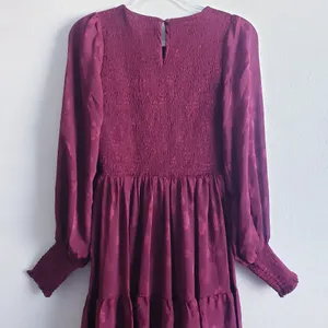 Baltic Born Stockholm Smocked Midi Dress Long Sleeve New Without Tags thumbnail 8