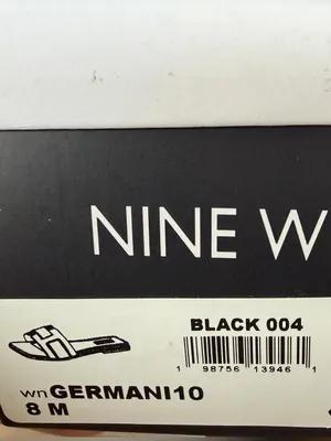 Nine West Germani Women’s black slide sandals size 8 NEW thumbnail 6