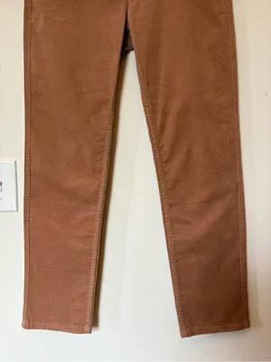 Marks & Spencer Collection Corduroy Straight Leg Pants Golden Tan US 8 thumbnail 8