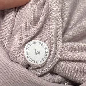 Lululemon Energy Bra Long Line Smoky Blush Pink Luxtreme Sport Bra Size 4 thumbnail 7