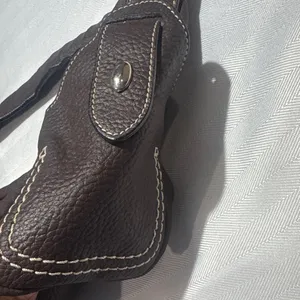 Everyday Dark Brown Pebbled Leather Shoulder Bag thumbnail 5