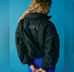 Free People FP Movement Black Penelope Packable Puffer Jacket thumbnail 3